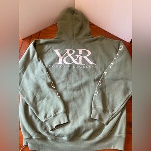 Young & Reckless Olive Hoodie